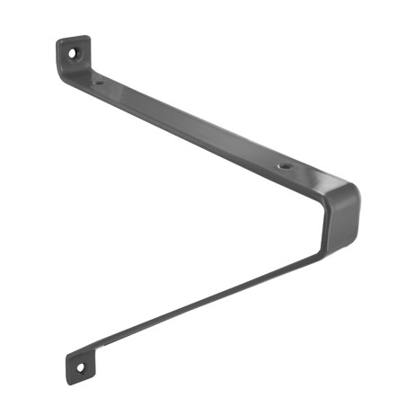 Équerre murale RectoVerso Large métal gris – Lot de 2
