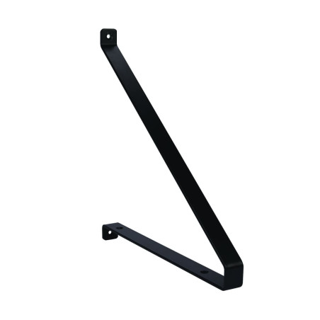 Équerre murale RectoVerso Large métal noir – Lot de 2