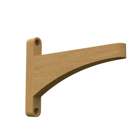 Équerre murale bois Wood 22x16cm