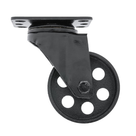 Roulette chariot mine pivotante Ø92