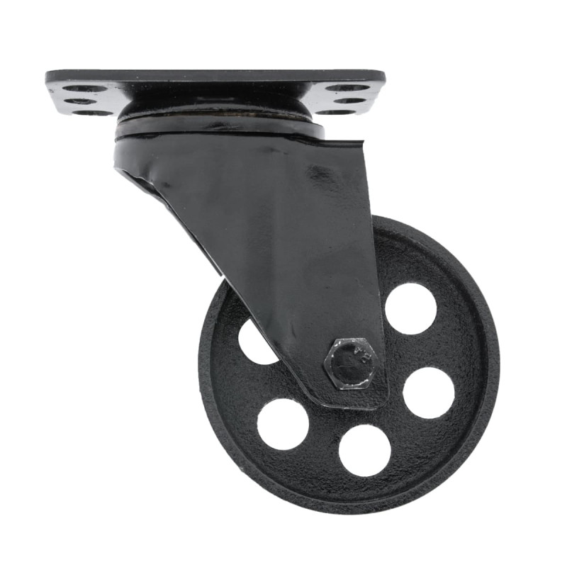Roulette chariot mine pivotante Ø92