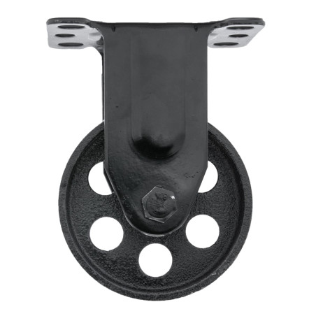 Roulette chariot mine fixe Ø92