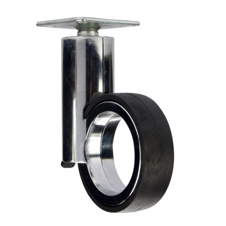 Roulette Rotola chrome pivotante frein Ø65