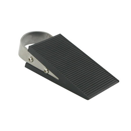 Cale porte noir et inox