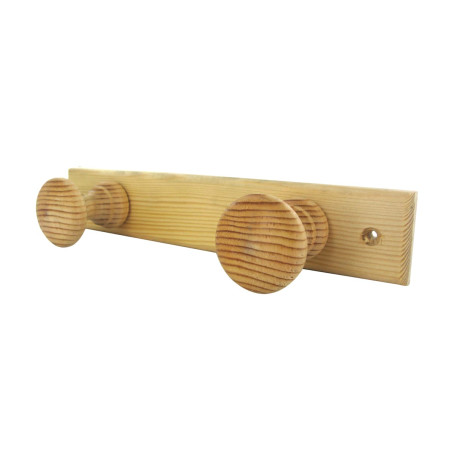 Patère classic pin brut 2T