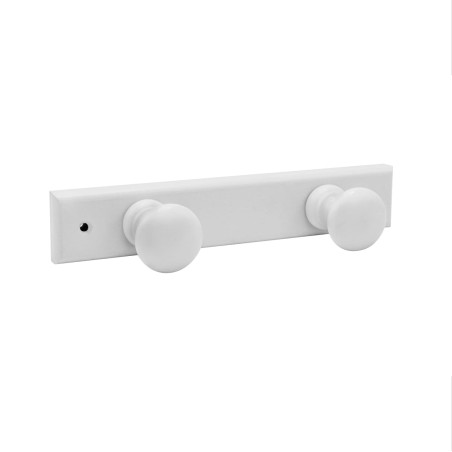 Patère classic hêtre blanc 2T