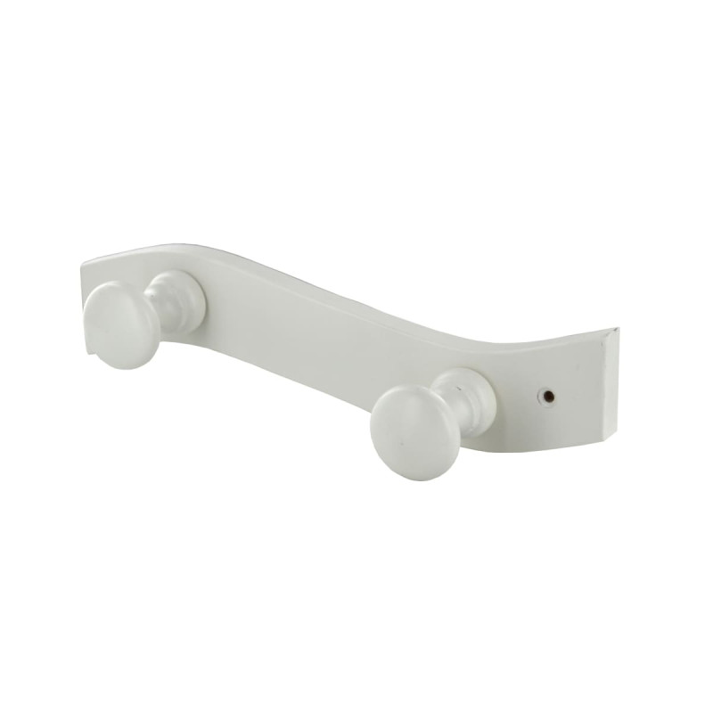 Patère ondule hêtre blanc 2T