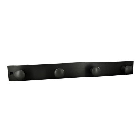 Patère fix hêtre noir 70x605 4T