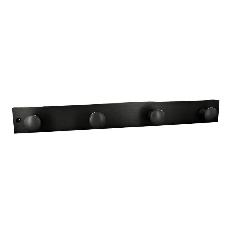 Patère fix hêtre noir 70x605 4T