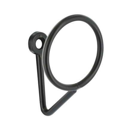 Patère filaire ring 1T noir
