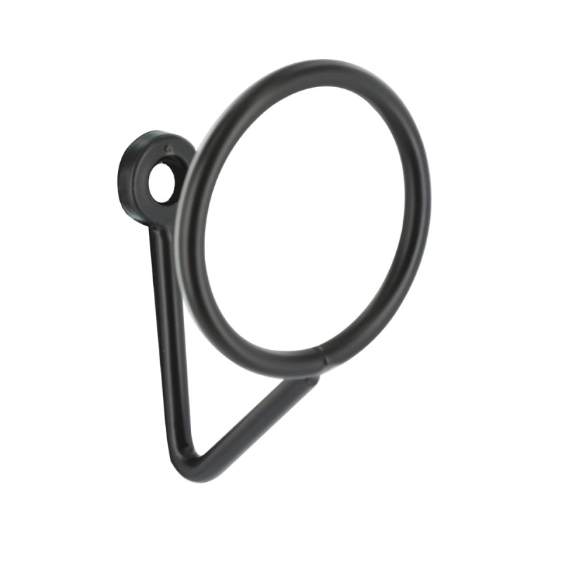 Patère filaire ring 1T noir