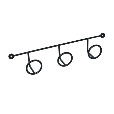 Patère filaire ring 3T noir