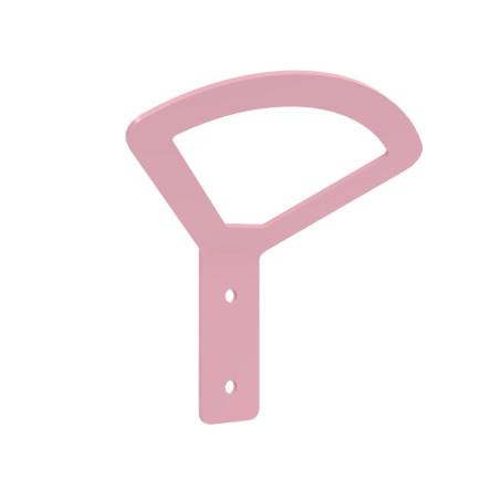 Patère de salle de bains rose