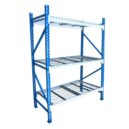 Pack Rack de stockage de 3 Niveaux H.180 x L.120 x l.60 cm