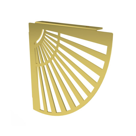 Équerre murale Soleil doré rond – Lot de 2