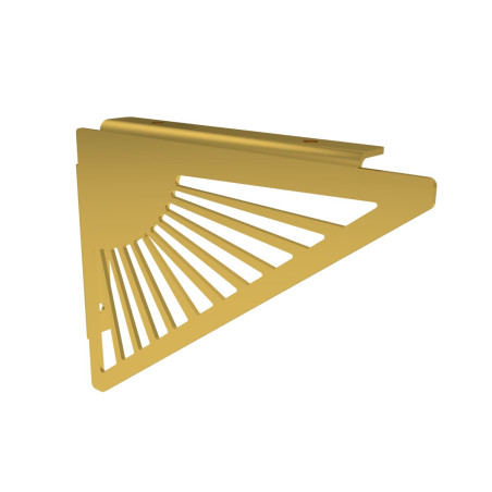 Équerre murale Soleil doré triangle - Lot de 2