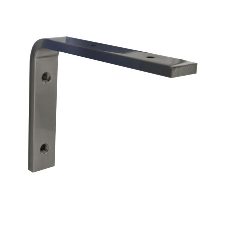 Équerre murale Swing alu brossé - Lot de 2