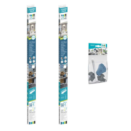 Kit complet de pose parquet au mur 6m2