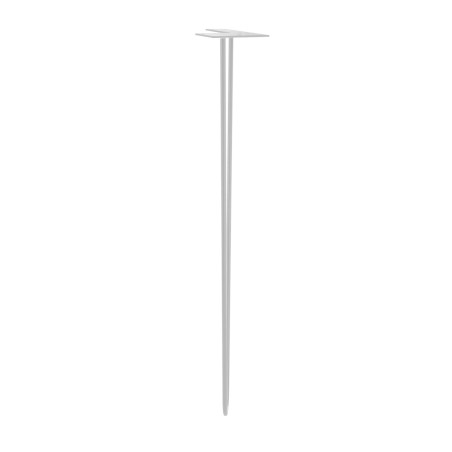 Pied filaire droit blanc 71 cm