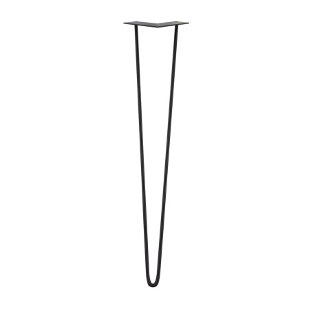 Pied filaire incliné noir 71 cm