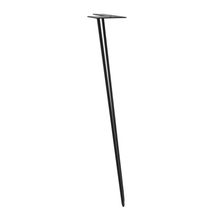Pied filaire incliné noir 71 cm