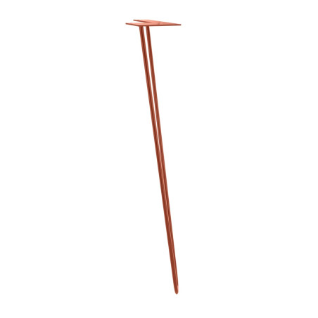 Pied filaire incliné cuivré 71 cm