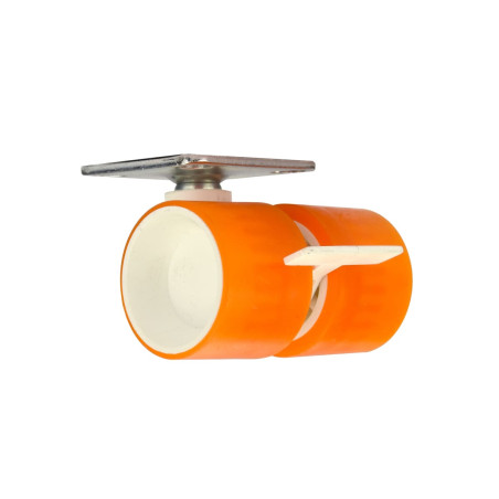 Roulette style skate orange