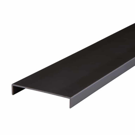 Lot de 2 - Nez de cloison gris 260 cm x 74 mm