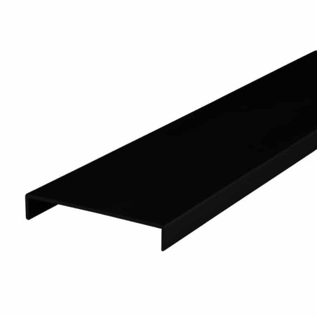 Lot de 2 - Nez de cloison noir 260 cm x 74 mm