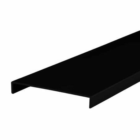 Lot de 2 - Nez de cloison noir 260 cm x 104 mm