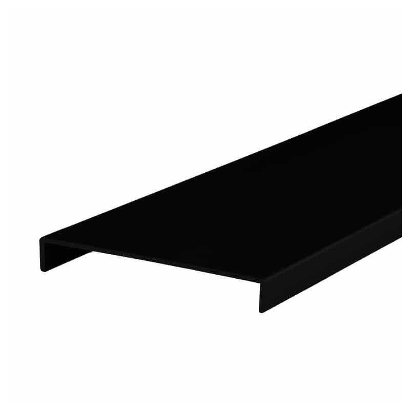 Lot de 2 - Nez de cloison noir 260 cm x 104 mm