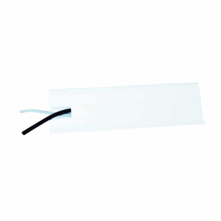 Plinthe cache-fils blanc en 6 x 250 cm