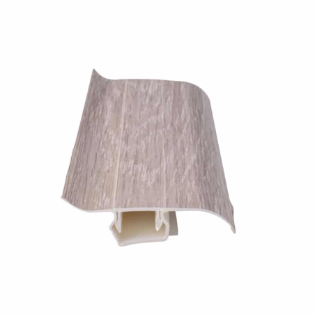 Lot de 5 - Plinthe cache-fils wood 1 en 6 x 250 cm
