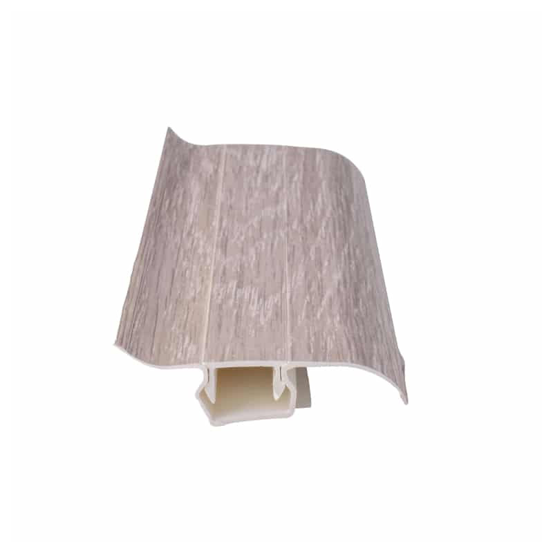 Lot de 5 - Plinthe cache-fils wood 1 en 6 x 250 cm
