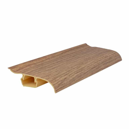 Lot de 5 - Plinthe cache-fils wood 3 en 6 x 250 cm