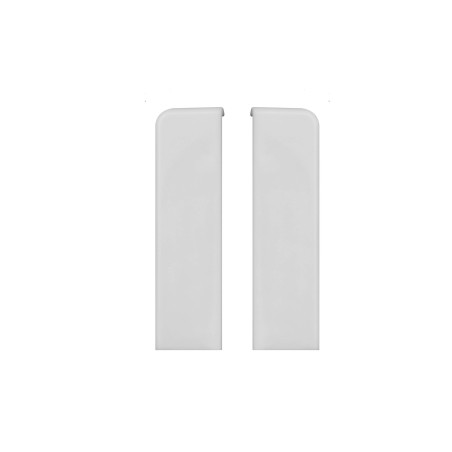 Finition bout de plinthe droite blanche 7,5 cm