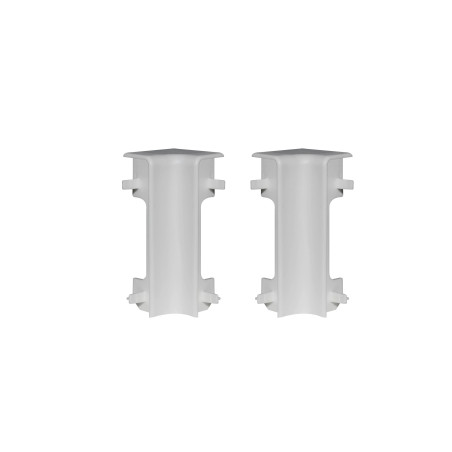 Angle rentrant plinthe droite blanche 7,5 cm