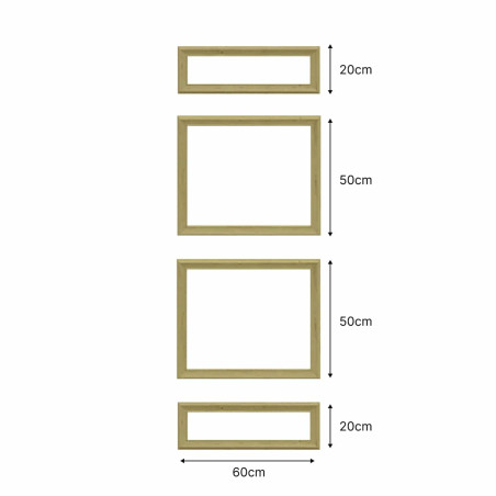 Kit moulure de porte Pack 4