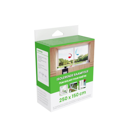 Film isolant thermique pour fenêtre 250x150cm