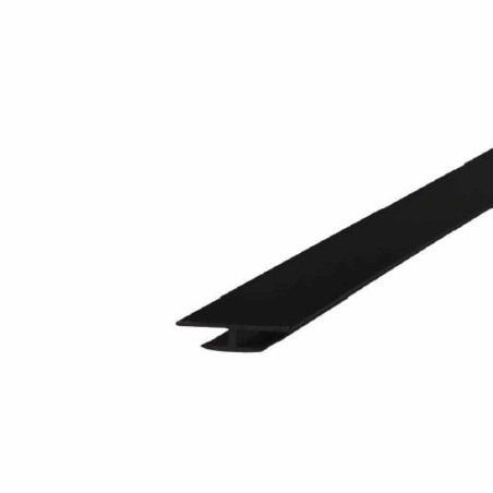 Lot de 12 profils de jonction noir
