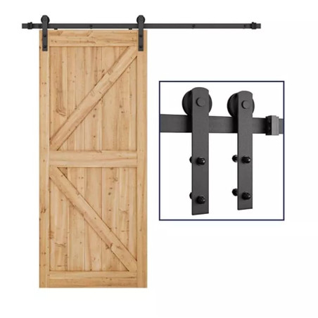 Kit rail porte coulissante