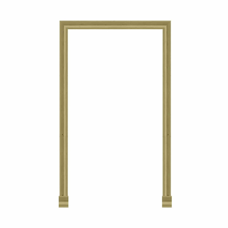 Kit chambranle de porte complet prédécoupé Kit chambranle de porte complet prédécoupé