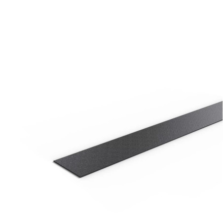 Profil plat adhésif noir 260cm