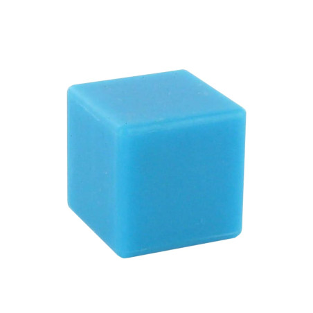 Butée à visser cube bleu