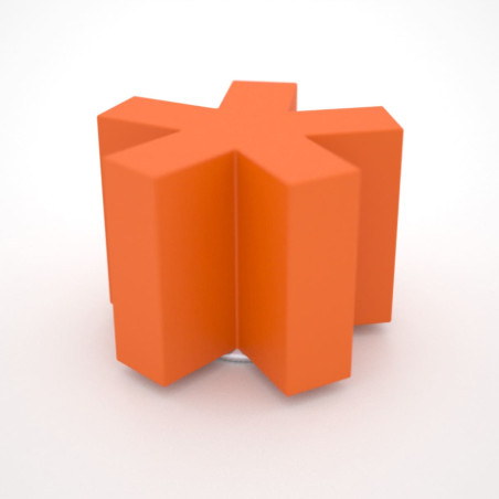 Butée à visser étoile orange