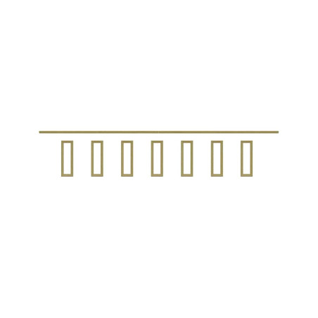 Kit moulure décor 5 - 180 à 300cm - Moulure murale bois 100%FSC pour soubassement