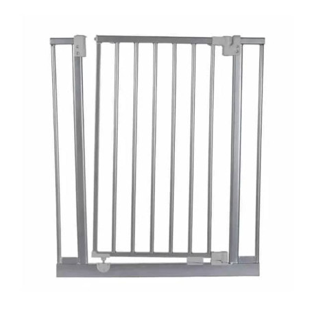 Barrière animaux Ulya Grise hauteur 74cm et largeur 69 à 73cm