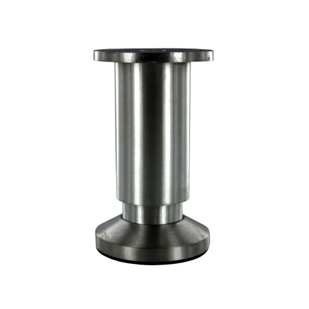 Pied réglable en hauteur 10/12cm aluminium nickelé
