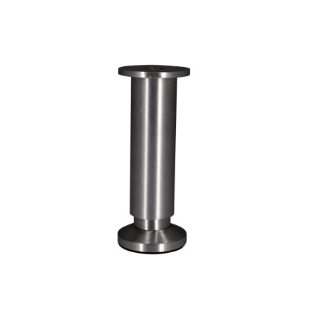 Pied réglable en hauteur 15/17cm aluminium nickelé