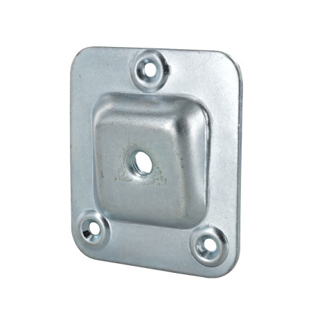 Lot de 4 Platine oblique pour pied avec tige filetée M8